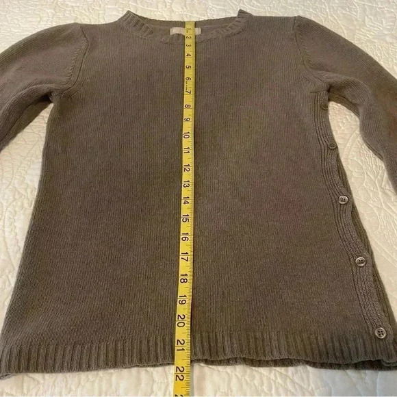 BENEDETTA B. Soft Merino Wool and Cashmere Women’s Sweater Light Brown Size S - Picture 7 of 8